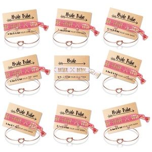 👰 BRIDE TRIBE BACHELORETTE BRACELET & HAIR SETS